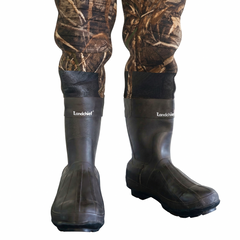 Landchief Men's Camo Chest Fishing Waders - 3-Layer Waterproof & Breathable Hunting Bootfoot Waders