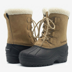 Landchief Women's Winter Snow Boots - Waterproof Insulated Shell with Faux Shearling Lining, All-Terrain Anti-Slip Outsole for Extreme Cold