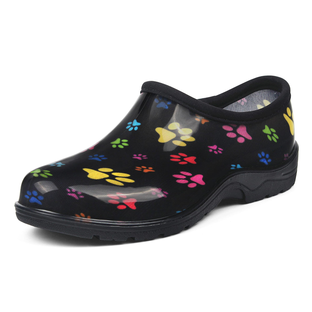 Women Outdoor, Gardening and Yard clogs-Colorful Puppy Paw
