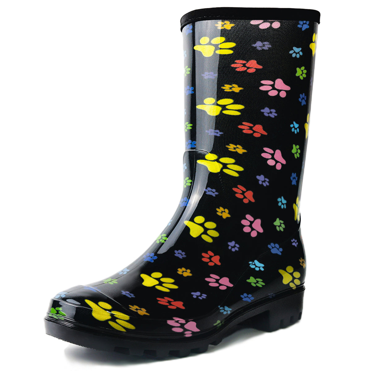 Women Outdoor, Gardening and Yard Shoes-Colorful Puppy Paw