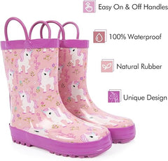 Unicorns  Rubber Rain Boots Kids